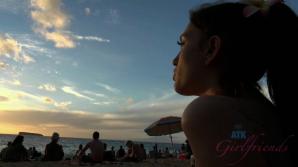 You take Brooke to the top of the volcano, and the nude beach.