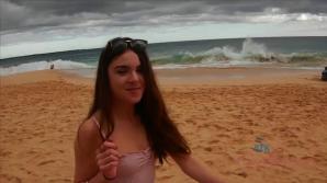 Megan is happy in Hawaii with you!